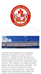 Mobile Screenshot of canadaguardsecurity.com